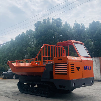 Garden Self Loading Mini Dumper Crawler Tipe Dengan Kontainer Angkat