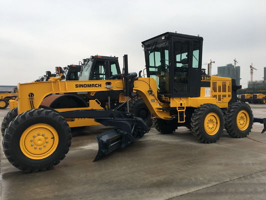 2200 Rmp Heavy Equipment Motor Grader Mesin Konstruksi Jalan M135 Hidrolik