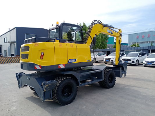 Ekskavator Perayap Roda 62.5kW Dengan Mesin YuChai Atau Cummins Untuk Pedesaan Pertanian