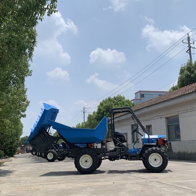 Kemudi Artikulasi Traktor Pertanian Mini Hijau Dengan Mesin Ikan Emas