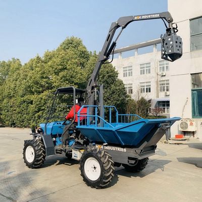 22HP Indonesia Traktor Kelapa Sawit Traktor Pertanian Mini Dengan Grapple