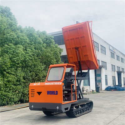 4WD Traktor Perayap Pertanian Mini Dumper Untuk Pengangkutan Buah