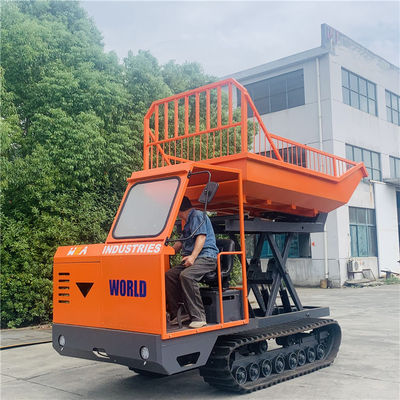 4WD Traktor Perayap Pertanian Mini Dumper Untuk Pengangkutan Buah