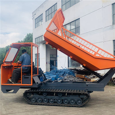 4x4 Crawler Mini Dumper High Lifting Small Tracked Dumper Dengan Mesin 3 Silinder