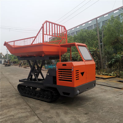 Traktor Kelapa Sawit Mini Dumper Crawler 2600RPM Dengan Mesin Bertenaga Tinggi