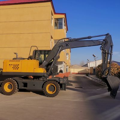 Mesin Penggali Mini 4WD 0,6m3 Bucket Mesin Excavator Kecil