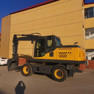 Mesin Penggali Mini 4WD 0,6m3 Bucket Mesin Excavator Kecil