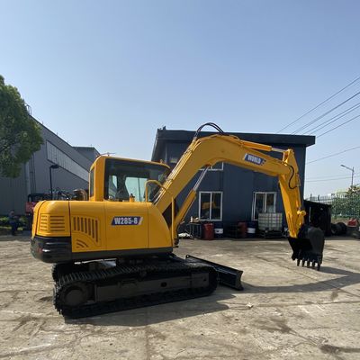 Ekskavator Perayap Hidraulik 1100rpm Ekskavator Rumah Tangga Mini Dengan Jalur Karet
