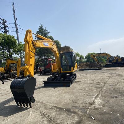 2200kw Mini Crawler Excavator Warna Kuning Micro Mini Excavator