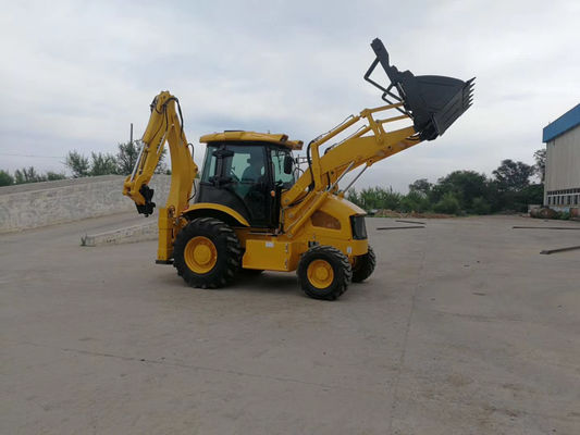 Mesin Backhoe Loader Mini Excavator Baru 2250mm Backhoe Loader