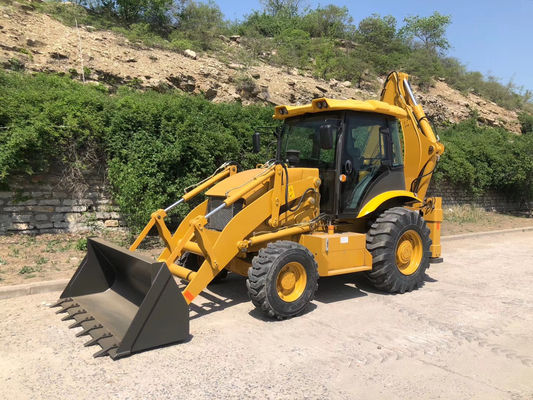 Wheel Loader Backhoe 4X4 Kondisi Baru Keandalan Backhoe Loader Kecil