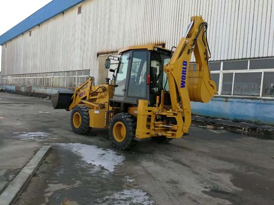 Struktur Kompak Mini Tractor Backhoe Loader Dengan Mesin Weichai