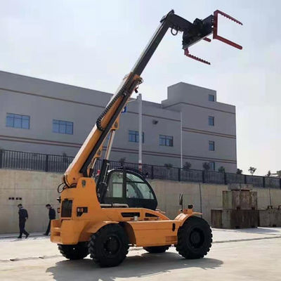 Fleksibilitas Teleskopik Handler Forklift Dengan Garpu Intens Tinggi
