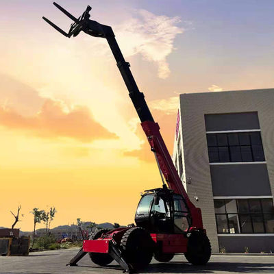 4ton Telescopic Forklift Handler Mode Dua Roda Mudah Dibeli