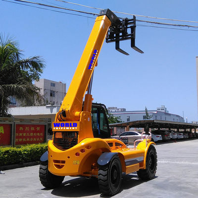 4ton Telescopic Forklift Handler Mode Dua Roda Mudah Dibeli