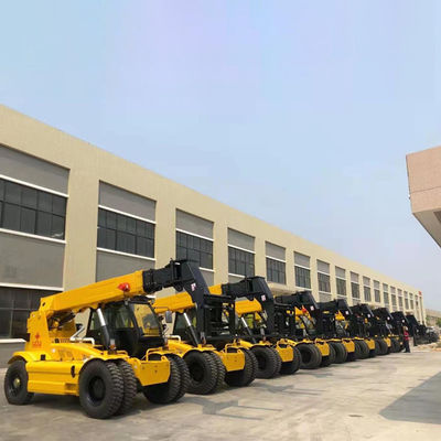 Self Adaptability Telescopic Handler Crane 500mm Operasi Stabil