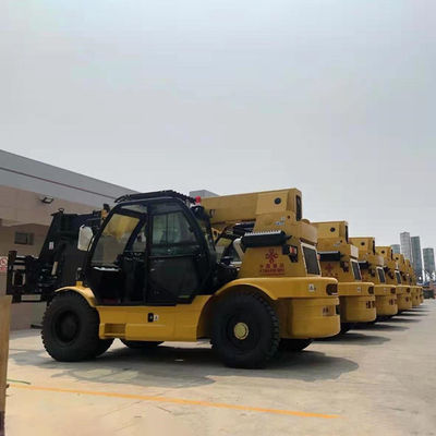 9 Meter Telescopic Handler Forklift Boom Kekuatan Kuat 5ton Sertifikat CE