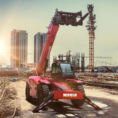 Kekakuan Yang Baik Telescopic Handler Forklift Frame Integral Telescopic Boom Forklift