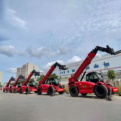 Forklift Handler Teleskopik Hidraulik Adaptasi Mandiri Forklift Teleskopik Mini