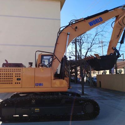 Cummins Engine Hydraulic Crawler Excavator 12rpm Dengan Attachment Opsional