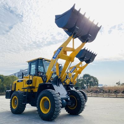 2200rpm Front End Wheel Loader Cummins Mesin Pendingin Air Pengoperasian Cepat