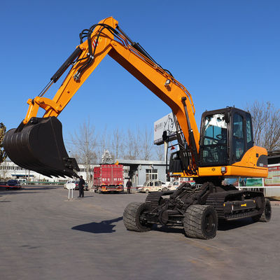 30MPa Wheel Crawler Excavator Struktur Sederhana Crawler Mounted Hydraulic Excavator