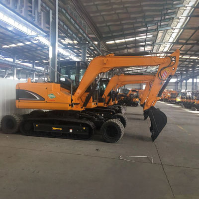 30MPa Wheel Crawler Excavator Struktur Sederhana Crawler Mounted Hydraulic Excavator