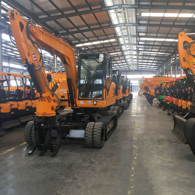 30MPa Wheel Crawler Excavator Struktur Sederhana Crawler Mounted Hydraulic Excavator