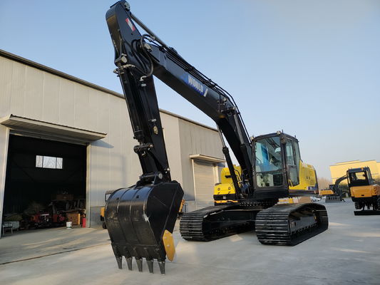 23 Ton Excavator 3,5-5km/H Tinggi Penggalian Maks 9-11m Tinggi Pembuangan Maks 6-8m sama dengan Komatsu PC200