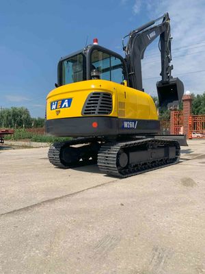 Ekskavator Perayap Mini 5.8*2.0*2.1m Maks. Menggali Radius 6,1m mirip dengan Komatsu PC60