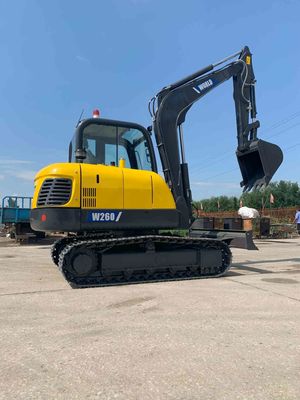 Ekskavator Perayap Mini 5.8*2.0*2.1m Maks. Menggali Radius 6,1m mirip dengan Komatsu PC60