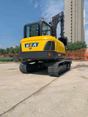 Ekskavator Perayap Mini 5.8*2.0*2.1m Maks. Menggali Radius 6,1m mirip dengan Komatsu PC60