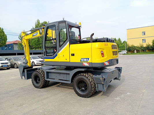 Ekskavator Perayap Roda 62.5kW Dengan Mesin YuChai Atau Cummins Untuk Pedesaan Pertanian