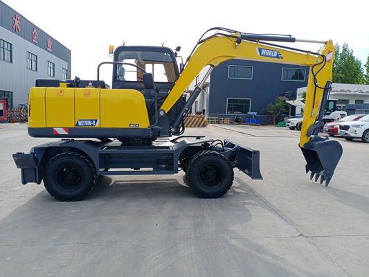 0.2-0.6cbm Bucket Wheel Crawler Loader 10-12rpm Grapple Clamp Orchards Municipal