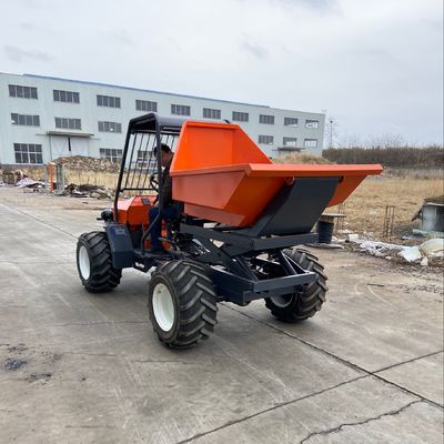 Penggerak 4 Roda Pertanian Traktor Dumper Perkebunan Kelapa Sawit 14HP