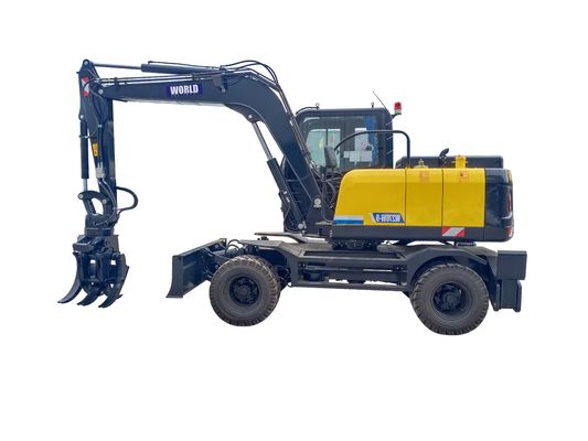 YuChai atau Cummins Engine Wheel Crawler Excavator W270W-9