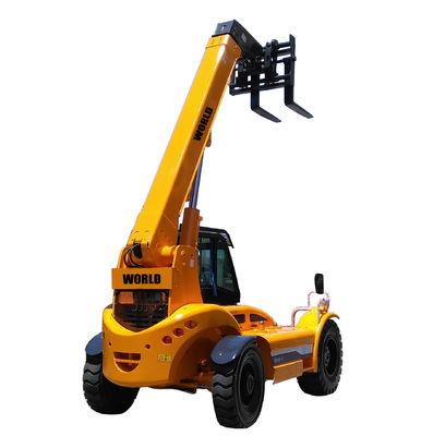 3T 4T Diesel 7m 14m Telehandler Forklift Teleskopik Kemudi 4 Roda
