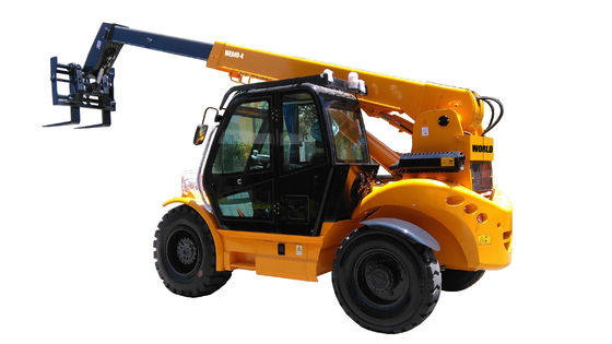 3T 4T Diesel 7m 14m Telehandler Forklift Teleskopik Kemudi 4 Roda