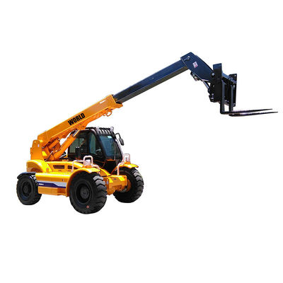 3T 4T Diesel 7m 14m Telehandler Forklift Teleskopik Kemudi 4 Roda