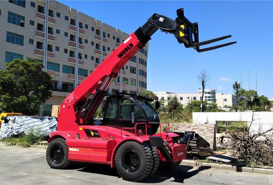 Forklift Rough Terrain Dunia 5ton Dengan Sertifikasi Telescopic Handler