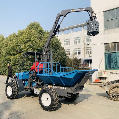 Mesin Panen Kelapa Sawit Open Cab 1325mm Berat 1250kg dengan Grapple
