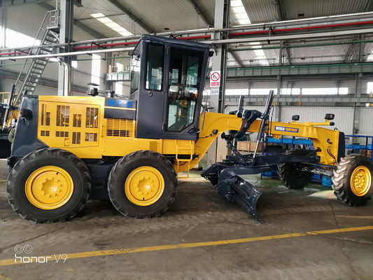 Cummins 6BT5.9 Motor Grader Dengan Panjang Bilah 3658mm Perataan Lahan Pertanian 135HP