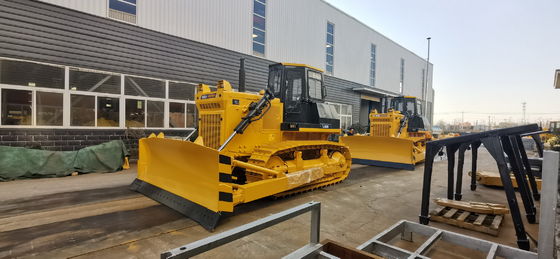 Pelumasan Paksa Tipe Track Bulldozer Tipe Crawler 220HP Dengan 3 Perjalanan Maju 3 Mundur