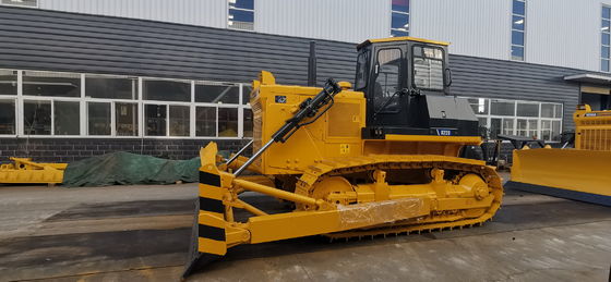 Pelumasan Paksa Tipe Track Bulldozer Tipe Crawler 220HP Dengan 3 Perjalanan Maju 3 Mundur