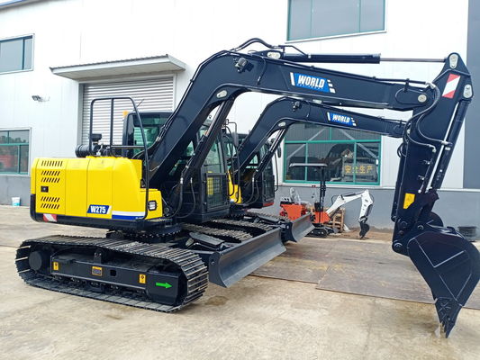 Excavator Crawler Hydraulic yang dapat diandalkan mencapai ketinggian penggalian maksimum 7023mm