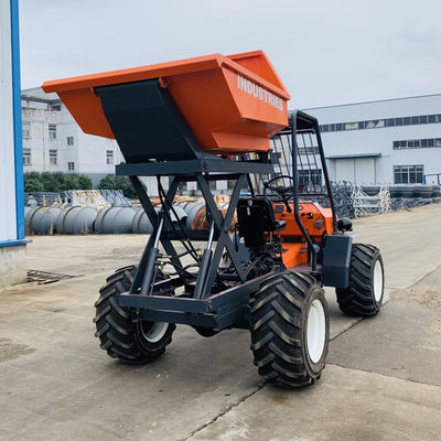 4WD Traktor Minyak Sawit untuk operasi yang efisien 1325mm Lebar Lapisan