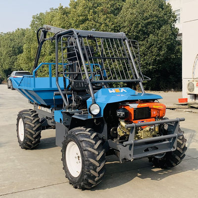 Poros depan 4WD Traktor Minyak Sawit Berbasis roda 2150mm dan Poros Belakang 4WD