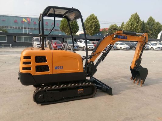 Kompak Mini Crawler Excavator Dengan 310mm Blade Cutting Depth 2200kg Bucket 0.1-0.3cbm
