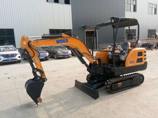 Tingkat 3/ Tahap III Mini Crawler Excavator Kekuatan Penggalian Tangan Maksimal 10,5KN