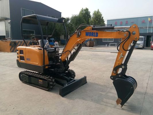Tingkat 3/ Tahap III Mini Crawler Excavator Kekuatan Penggalian Tangan Maksimal 10,5KN